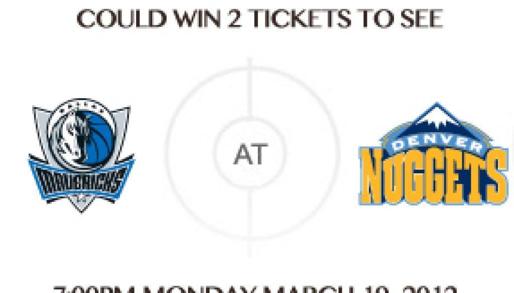 Mavs vs Nuggets Tickets Giveaway! And One More Thing… :)